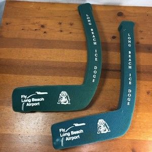 Long beach Ice Dogs LBC Airport IHL WCHL ECHL Hockey Stick foam souvenir’s